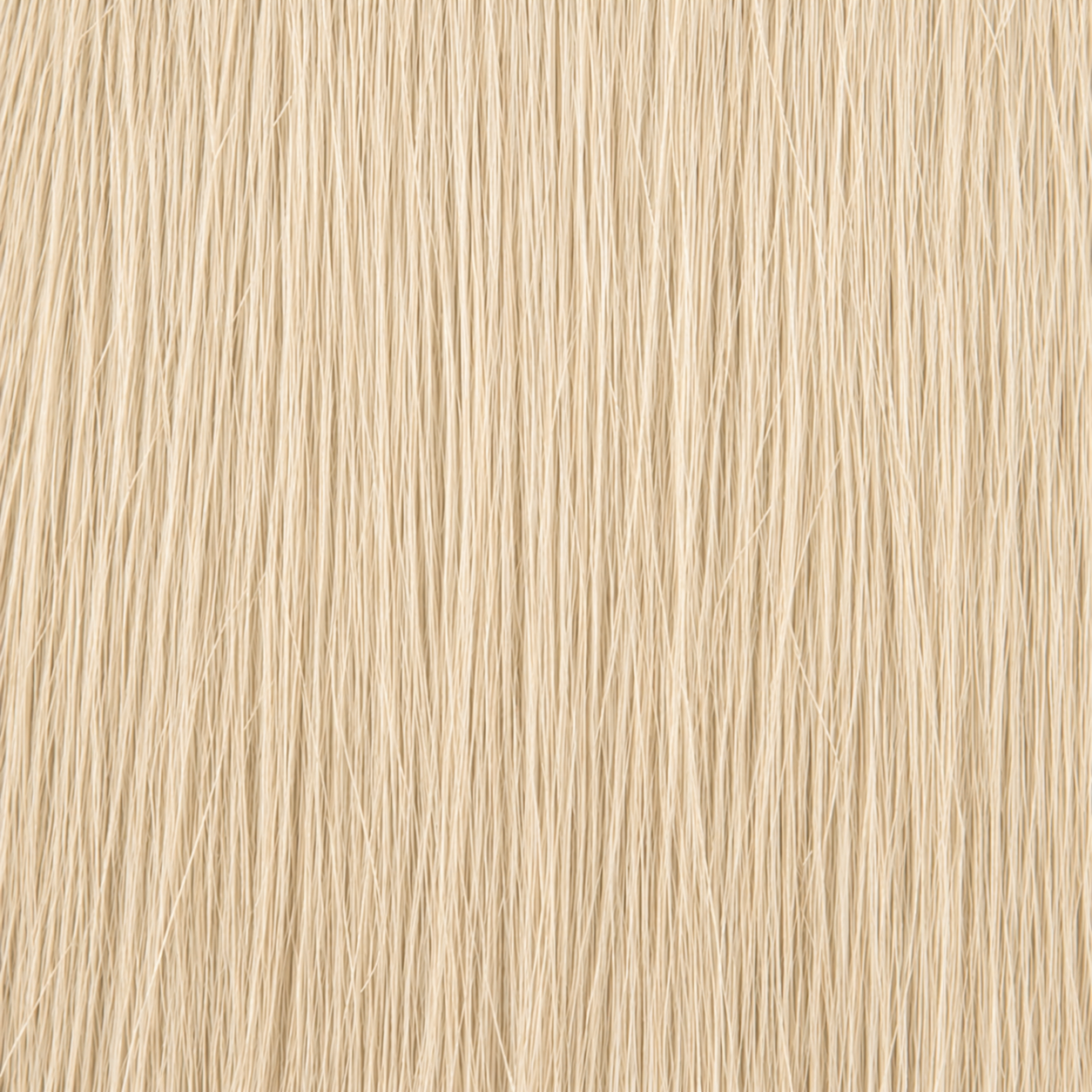 Close-up of the Remy human hair texture in shade #613 Vanilla Blonde
