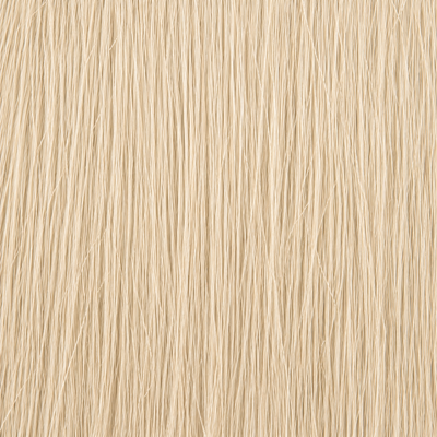 Close-up of the Remy human hair texture in shade #613 Vanilla Blonde