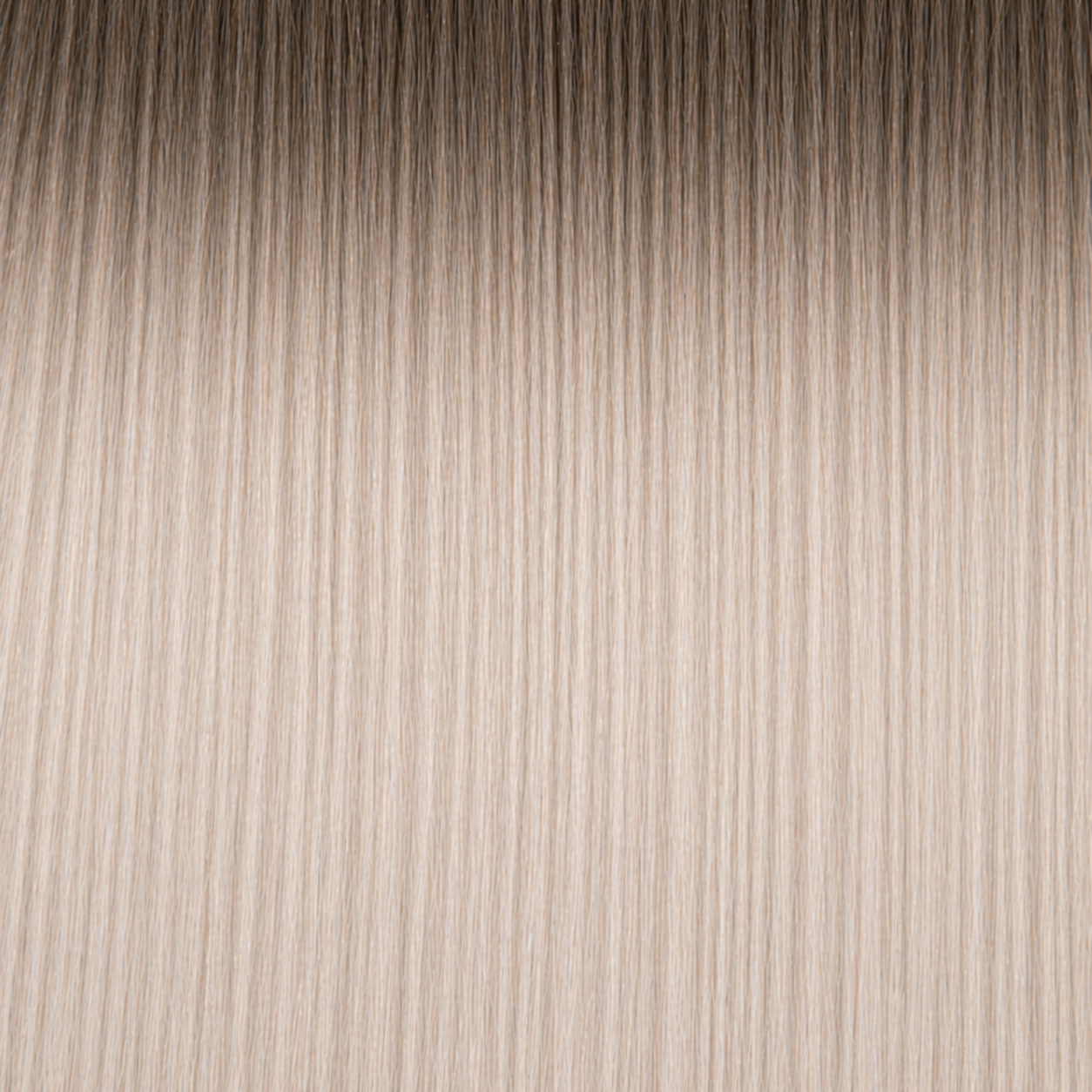 Close-up of the Remy human hair texture in shade #8A/10 Rooted