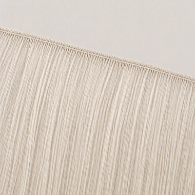 Flat butterfly weft seam of Stessia hair extensions in shade #Ivory