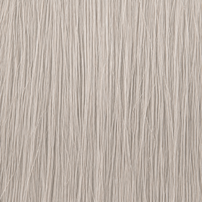 Close-up of the Remy human hair texture in shade #Silver